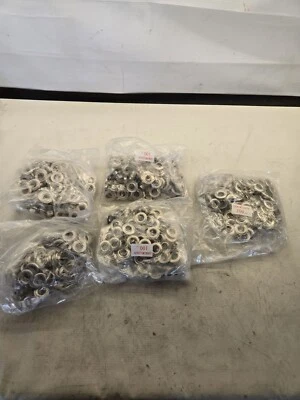 GRMGWS280N, #3 BRASS/NICKEL GROMMETS WITH WASHERS, 5 Bags, 500 Sets - image 1 of 4