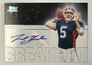 2007 Topps Performance Breakout Rookie Trent Edwards Autograph - Bild 1 von 2