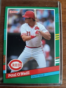 PAUL O'NEILL REDS 1991 SERIES 2 DONRUSS BASEBALL CARD #583 - Picture 1 of 1