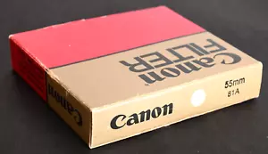 Canon 55mm 81A Skylight Filter - Mint In Box! - Picture 1 of 3