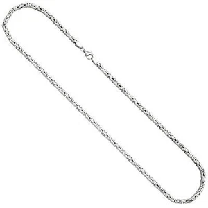 Collana Catena Reale In Argento 925 Rutenato 60Cm - Picture 1 of 1