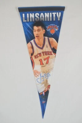 Banderín de baloncesto Wincraft Sports Jeremy Lin "Linsanity" New York Knicks NBA Foto 1 de 2