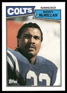 1987 Topps #375 Randy McMillan Indianapolis Colts Football Karte - Bild 1 von 2