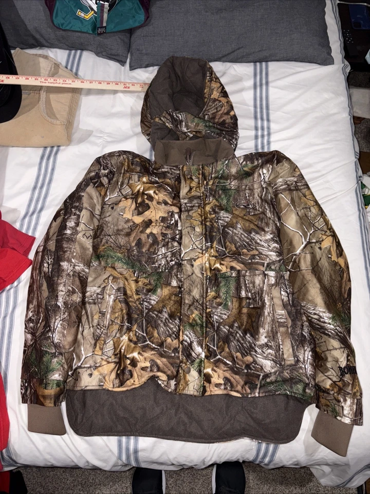 Redhead Men’s Jacket Full Zip Mossy Oak Camo Thinsulate Removable Hood Sz Large - Image 1 of 4