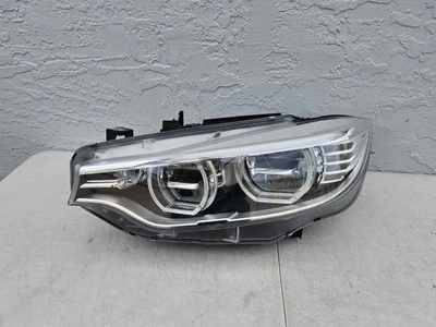 2014-2017 BMW 428i 435i M3 M4 F32 LED Adaptive Headlight Left Driver OEM 7377855 - Image 1 of 4