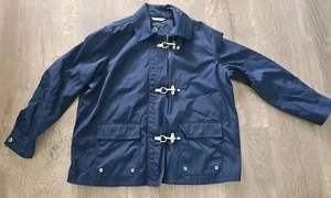 Vintage Ralph Lauren Jeans Co Feuerwehrmann Spange Jacke Denim Navy Dark Wash Damen 2X. - Bild 1 von 6