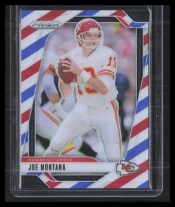 Panini Prizm #147 Joe Montana 2024 rojo blanco y azul - Imagen 1 de 2