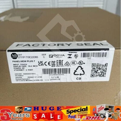New Factory Sealed AB 2711P-T10C22D8S SER C PanelView Plus 7 Color Touch 10 - Image 1 of 4