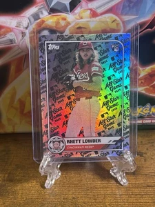 2025 Topps All Star Game Rhett Lowder #91 Rainbow Foil RC Cincinnati Reds - Imagen 1 de 2