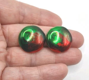 Pendientes redondos de Navidad esmaltados GT Clip On 1", D47 - Imagen 1 de 3
