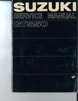 Manual de servicio Suzuki - GT550 - 1973 Foto 1 de 4