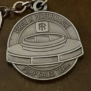 Vintage I-R Pump Sales Team Keychain - Bild 1 von 6