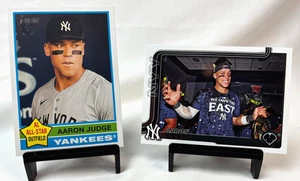 Topps Aaron Judge Yankees CTB-5 & #380 One Image Variation Companion Card - Bild 1 von 5