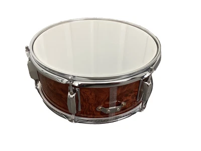 12 x 5 inches Professional Snare Drum /Brown glossy finish/New - Image 1 of 4