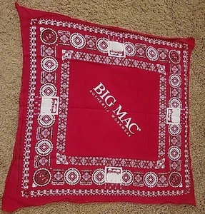 Big Mac Workwear Red Bandana "Since 1922" Handkerchief Kerchief ~ USA Made Vtg - Picture 1 of 5