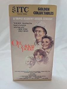 On Golden Pond (VHS, 1988) Henry Fonda, Katherine Hepburn. - Picture 1 of 3
