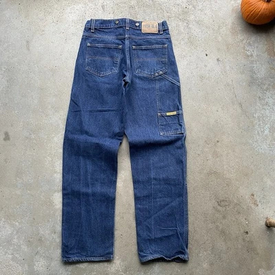 Vtg Prison Blues Double Knee Jeans Carpenter Logger Men’s Size 32x33 USA MADE - Image 1 of 4