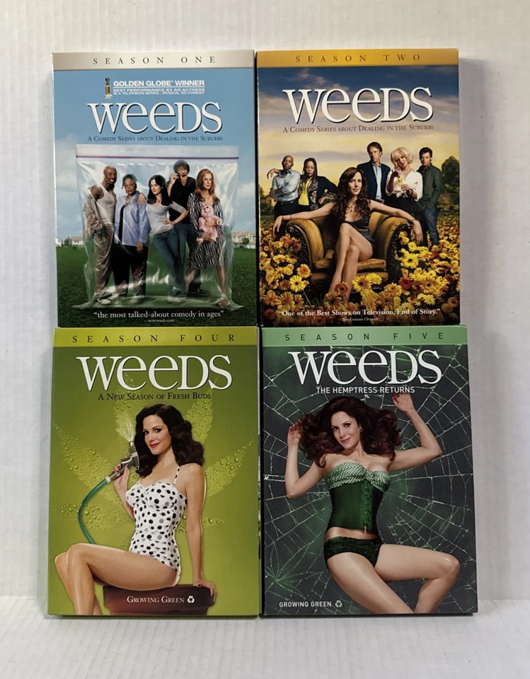 Showtime Comedy Series Weeds DVD Seasons 1-2 4-5 1 2 4 5 All Disks Very Good - Image 1 of 4
