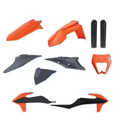 Kit plastiques POLISPORT couleur origine KTM - Photo 1/2