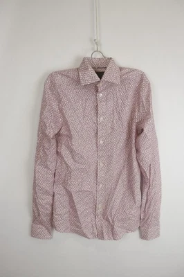 Eton Multi Paisley Cotton Collared Super Slim Collared Dress Shirt Size 36 / 14 - Image 1 of 4