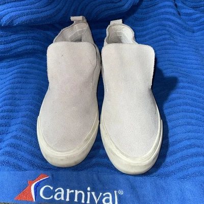 Zapatos Seavees Huntington Middie para mujer talla 9 sin cordones gris gamuza cuero Foto 1 de 4