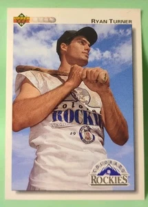 1992 Upper Deck - Ryan Turner #710 - Rookie - Colorado Rockies - Picture 1 of 2