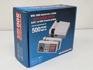 Mini Game Anniversary Edition Built-In Entertainment System w/ 500 Classic Games - Picture 1 of 3