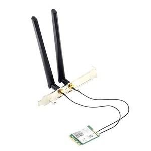 Carte Réseau M2 5.2 BT MT7921 WIFI6 Ordinateur de Bureau Portable O3K94113 - Afbeelding 1 van 7