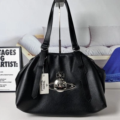 Vivienne Westwood Boston Bag Silver Big orb outlet F/S JP - Image 1 of 4
