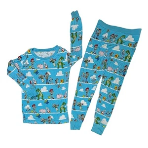 Little Sleepies + Juego de 2 pantalones de pijama de bambú Disney 3T Toy Story para niños pequeños - Imagen 1 de 6