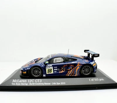 Modellino auto racing scala 1:43 Mc laren 12C GT3 minichamps modellismo statico - Immagine 1 di 4