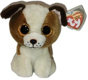 Ty Beanie Boos - HUGO the Brown Dog (6 Inch) NEW MWMTs Stuffed Animal Toy - Picture 1 of 9