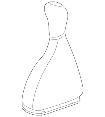 Perilla de palanca selectora original Mercedes-Benz 172-267-30-10-9E38 Foto 1 de 3