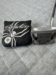 TaylorMade SpiderX Mallet Putter 34" R/Right Stable Precision Head Cover - Picture 1 of 5