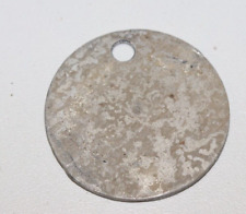 WWI US dog tag blank with hole and small notch price each E8252