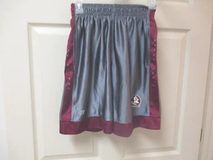 FSU Florida State Seminoles Youth Basketball Shorts Sz M 10-12 charcoal - Picture 1 of 5