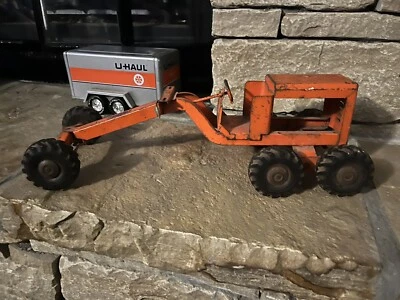 Vintage STRUCTO ROAD GRADER 1950'S All-Metal Orange. Grader Not Available - Image 1 of 2