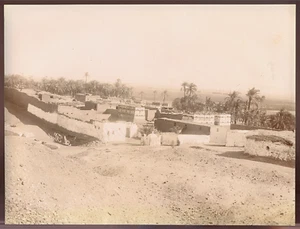 EGYPTE  Antonio Beato, ABYDOS, Vintage albumen print c.1880 - 20x26 - Picture 1 of 1