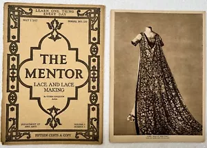 1917 The Mentor Magazine LACE & LACE MAKING Fine Arts Serial No. 130 Vol 5 Nbr 6 - Foto 1 di 5