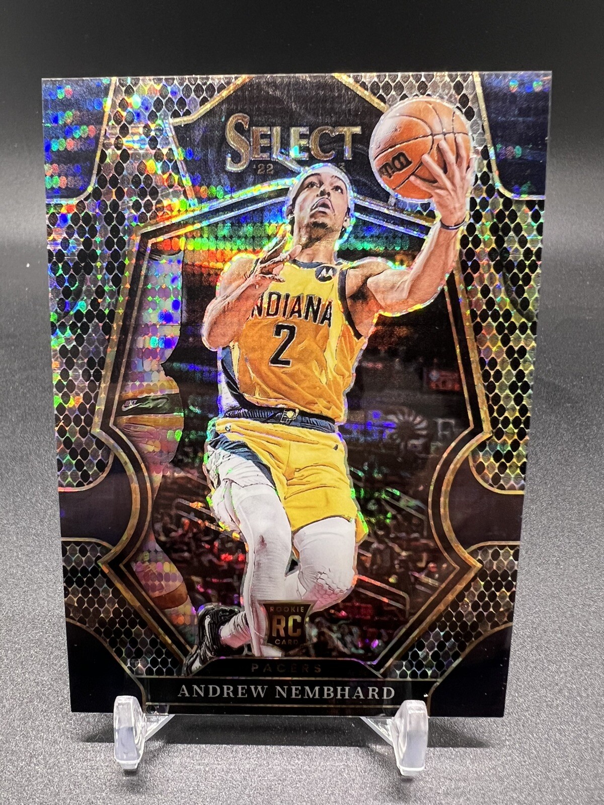 2022 Panini Select Premier 1/1 Black Pulsar Snakeskin 🐍 RC Andrew Nembhard
