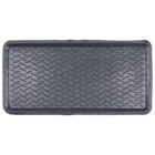 1x Black 80 x 40cm Heavy Duty Rubber Boot Tray Non-Slip Indoor Outdoor Kitchen
