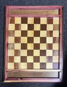 16”x16” Ahorn Intarsien Holz Schachbrett Handarbeit gebaut für die Ewigkeit von JS Woodworks - Bild 1 von 5