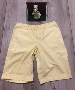 Polo Ralph Lauren Boys Khaki shorts Size 18 Minimal Wear Yellow - Picture 1 of 5
