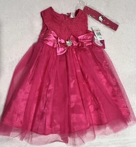 Princess by Hello Kitty by Sanrio only at Macy's Girls Pink Flower Dress 2T NWT - Picture 1 of 10