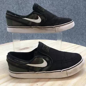 Nike Sneakers Jugend 4,5Y schwarz tarnfarben SB Stefan Janoski Canvas Slipper 882988-005 - Bild 1 von 12