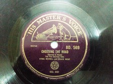 ETHEL REVNELL & GRACIE WEST Sketch Vocal HMV RARE 78 RPM RECORD INDIA VG+