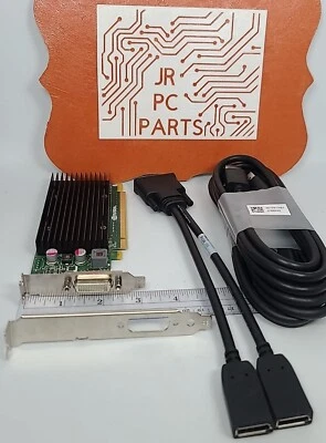 Nvidia NVS 300 1GB Dual DisplayPort Silent Two Monitor Windows 10 Video Card - Image 1 of 4