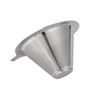 Kaffeefilter Edelstahl Handfilter wiederverwendbar Edelstahl Kaffee Dauerfilter - Bild 1 von 6