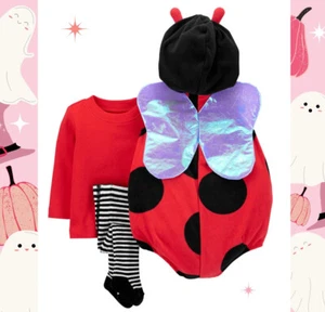 Carters Baby Girls Ladybug Halloween Costume Set, 6-9 Months  - Picture 1 of 3