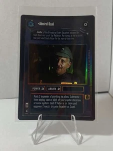 Star Wars CCG Raro SWCCG Descifrador Lámina Almirante Ozzel Reflexiones I 1 - Imagen 1 de 2